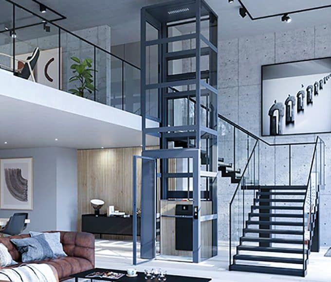 Elevador residencial en Panama.